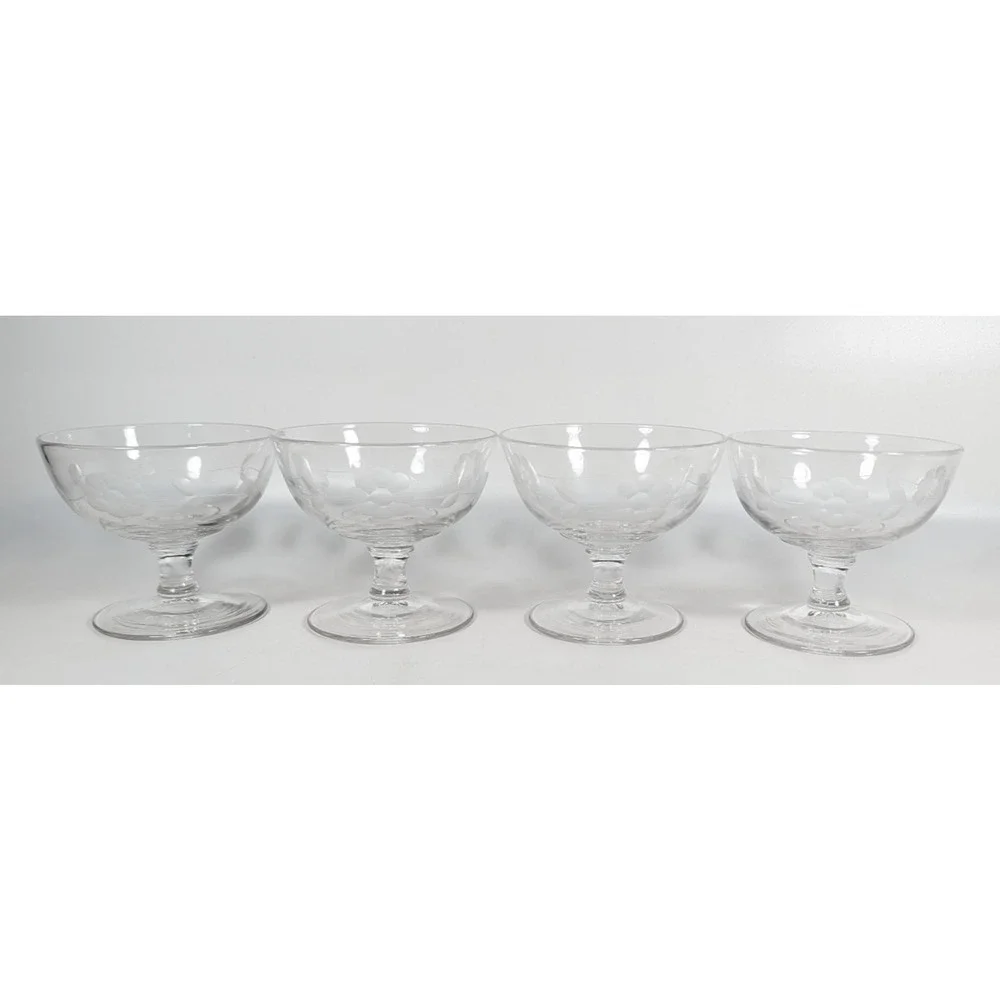 Unmarked vintage clear